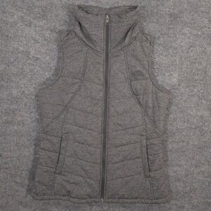 The North Face Pseudio Vest Womens L Gray Heather Performance Outdoor Running